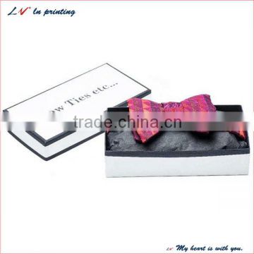 hot sale custom plain gift bow tie packaging box made in shanghai