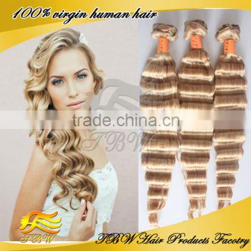 Best Quality Qingdao Hair Factory Deep Wave Human Hair Clip Extension