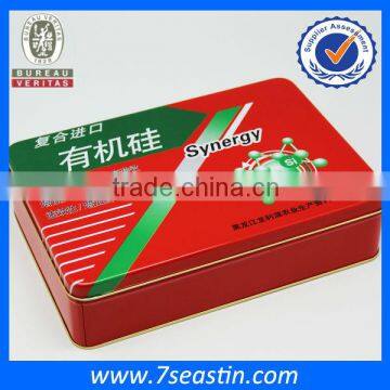 regular rectangle package metal box