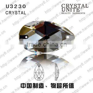 UNITE U3230 crystal drop sew-on stone