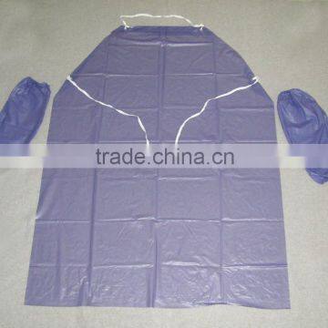 pvc apron and sleeve cover