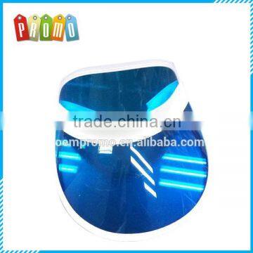 OEM Wholesale Outdoor Plastic PVC Transparent Sun Visor Cap