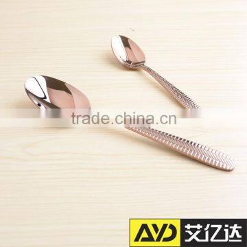 18/10 Gild Plated Stainless Steel Flatware , Gold Plated Flatware photo-2