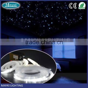 Multi colour fiber optic twinkling ceiling lights with mix pmma fiber and twinkle machine