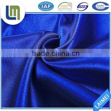 High quality soft smooth pure polyester fine silk color butyl fabric for bedding set