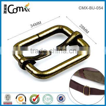 34mm * 28mm iron rolling antique brass buckle slider