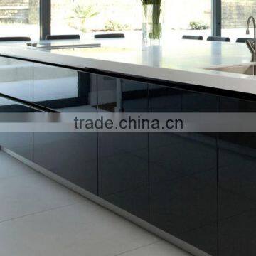 MDF Kitchen Cabinet With Kitchen Faucet, Lacquer Ktichen Cabinet photo-3