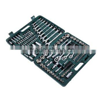 HomCom 137 Piece Mechanic's Socket and Ratchet Wrench Tool Kit Set photo-2