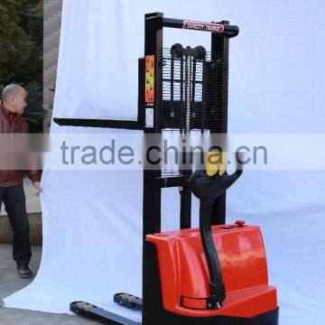 1tons Electric Forklift/yujie Lift Stacker/battery Operated Platform/material Handing Equipment/good Forklift Price photo-3