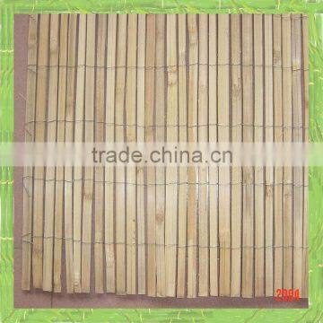 Bamboo slat fence