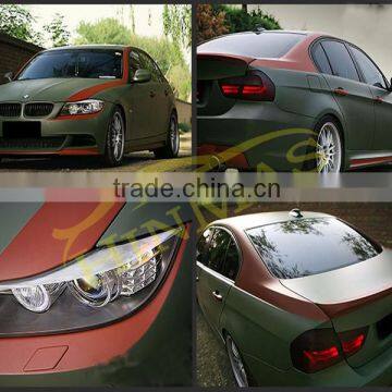 Near 3M Quality Matt Military Green Vinyl Car Wrap With Air Drains