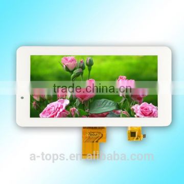 7 inch tft lcd module capacitive touch scren with 3mm cover lens