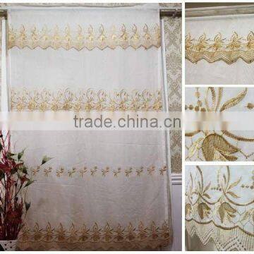 New Design Embroidered Fashion Curtain Style