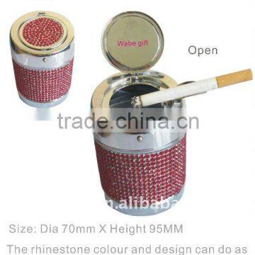 Table ashtray with rhinestone Hot design High quality ashtray