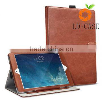 leather Ultra Slim / Light Weight Sleep Awake / Smart Stand Case Cover with Card Slots for ipad