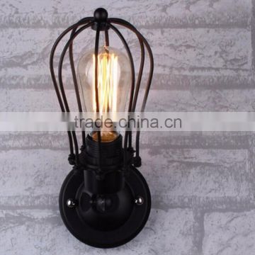 Vintage single-head Iron wall lamp living room dining room den bedroom wall lamp