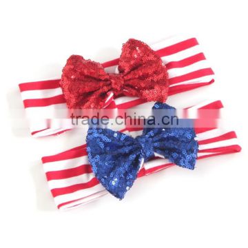 Wholesale handmade baby headband kids rabbit ear hair bands elastic headbands for babies 2016