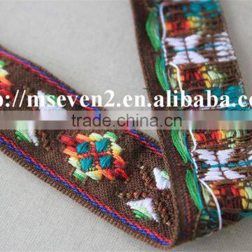 Colorful Flower Design Braid Ribbon Lace Trimmings for Textile Wholesale
