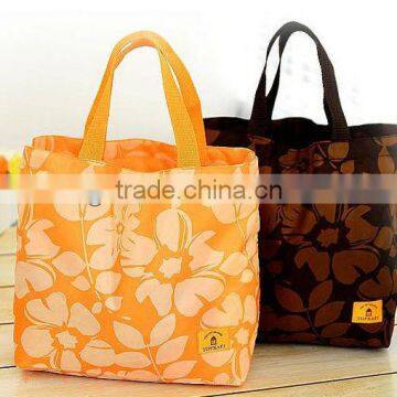 manufacturing Portable polyester bag/polyester zipper tote bag