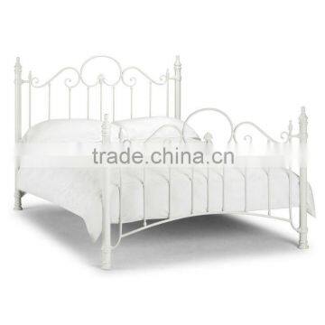 Modern elegant design double metal bed