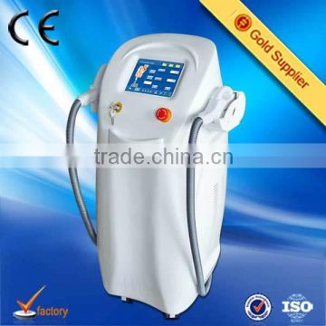 2015 New vertical 2 in 1 808 e-light hair remove machine (CE)