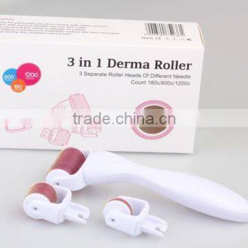 2015 Newest 180/600/1200pins 3 in 1 Derma Roller photo-6