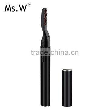 Factory Wholesale OEM ODM Mini Battery Electric Heated Rhinestone Eyelash Curler,Eyebrow Tweezers photo-2