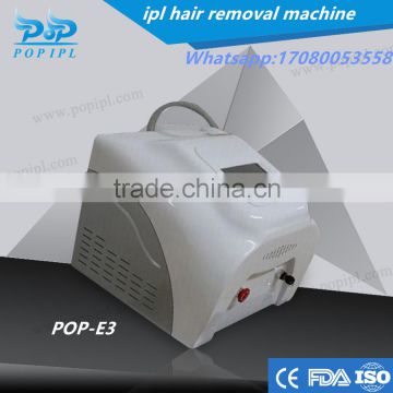 IPL RF laser Permanent hair removal & skin care machine IPL laser / Laser +E-LIGHT+RF+Black doll baby/IPL E3