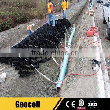 ultrasonic welding geocell used in road construction,plastic driveway paver