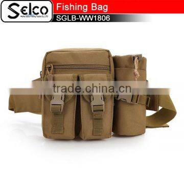 Waterproof founctional waist belt bag fishing bag