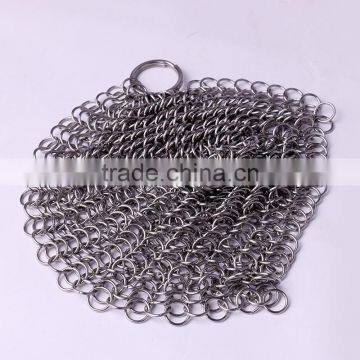 Inspired Basics Cast Iron Cleaner XL 8x6 Inch 316L Highest Grade Stainless Steel Cast Iron Skillet Cleaner photo-3