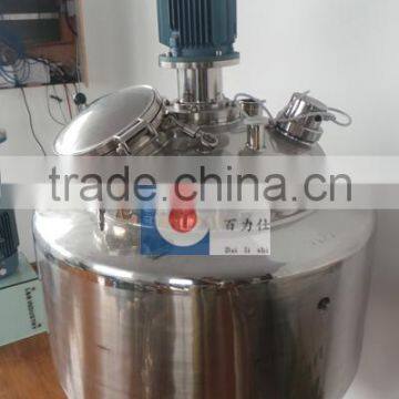 Vacuum Double Boiler for Cosmetics With Emulsifier Mixer photo-4