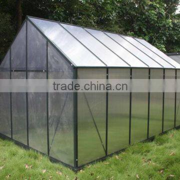 Outdoor Garden 4mm PC Sheet Aluminum Frame Greenhouse for Rose Tomato Seed photo-3
