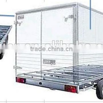 hot-sale 1 tons insulation box/ refrigerated trailer /refrigerator trailer with refrigerator units