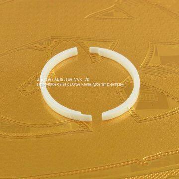 Antiallergic White Zirconia Ceramic Bracelets For Gift , ODM / OEM photo-2