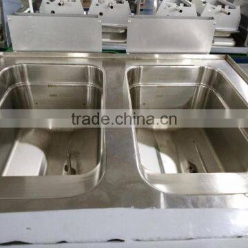 Gas Temperature-controlled Fryer 2-tanks & 2-basket Gas Fryers GF-72A photo-3