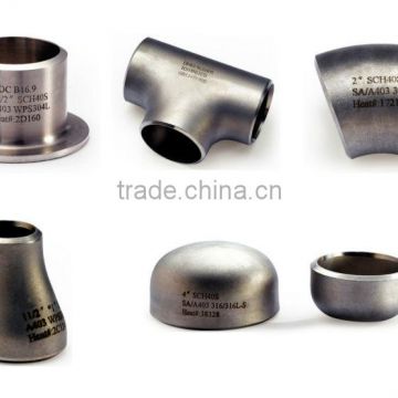 ANSI 304 316 Stainless Steel Pipe Fittings