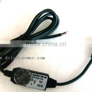 12v to 5v, 12v to 5V USB power converter, 8-22v variable dc converter 5v output for vechile tachograph 3m MI a5