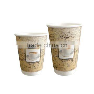 China Manufacturer Factory Direct Black Double Wall Paper Coffee Cup photo-5