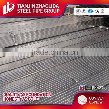 ASTM A53 GR A B ERW Carbon Square Tube With Galvanized in Surface for Low Pressure Water Pipe Oil Gas Use photo-5