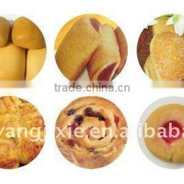 Various tastes/colours cheese bread baking/making machine