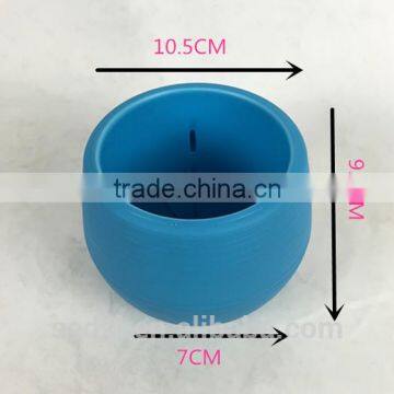 Self Watering Coloured Round Cute Flower Pot Mini Cup photo-5