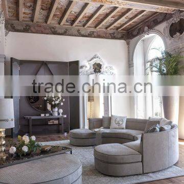 Latest Italy Design Fashionable Retro Living Room Sectional Sofa Set/European Brand Luxury New Classic Elegant Fabric Sofa Couch photo-6