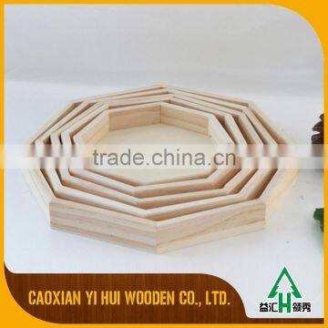 New Style China Factory Hand Carved Wooden Tray