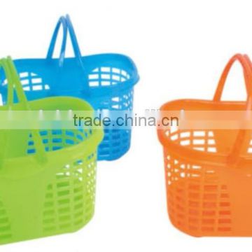 high quality cheap price plastic hanging baskets/organization baskets/plastic baskets with hole