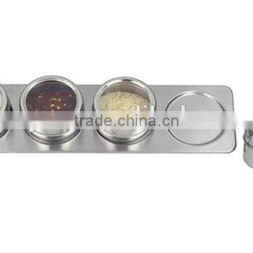 Magnetic Spice Jar Stainless Steel Condiment Sets, Condiment Jar photo-3