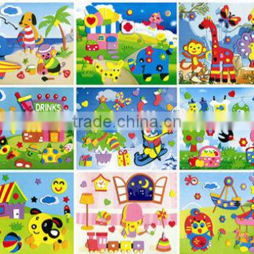 15090231whole sale EVA sticker printing, high quality EVA faom kids sticker printing ,customized EVA foam sticker printing