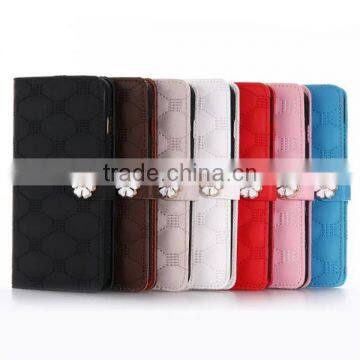 Embroidery Embossing Flower Flip Leather Phone Case With Magnet Clasp for IPhone 7 Plus photo-6