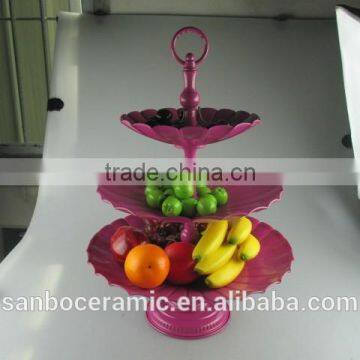 Colors Stand for Wedding Cake, Metal Cake Stand 3 Tiers Big Size for Display photo-5