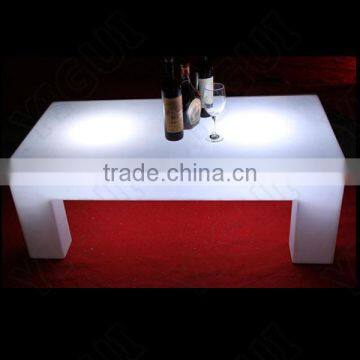 China led furniture bar table with battery for garden